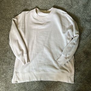 Aerie Oversized Pullover Sweatshirt with split seam